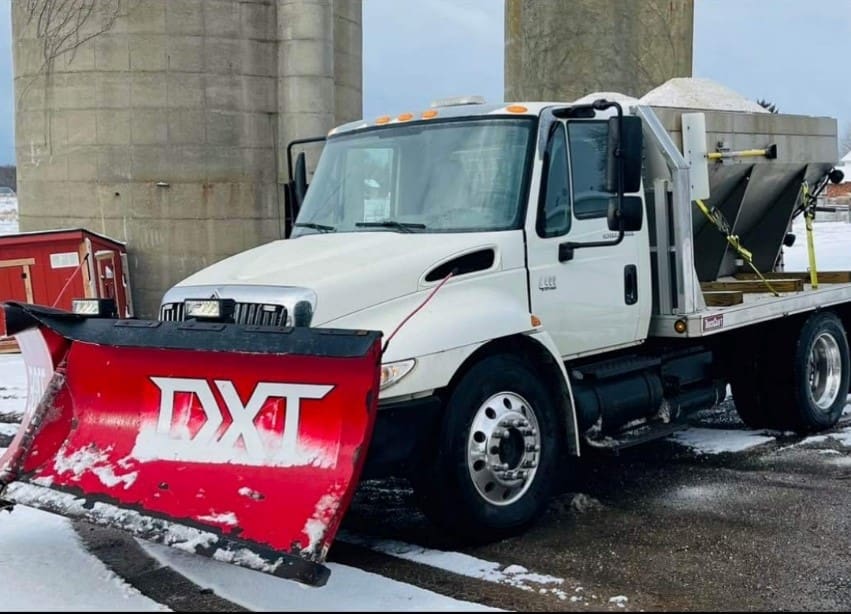 Snow removal truck - Commercial Landscaping Services in Macomb & Richmond