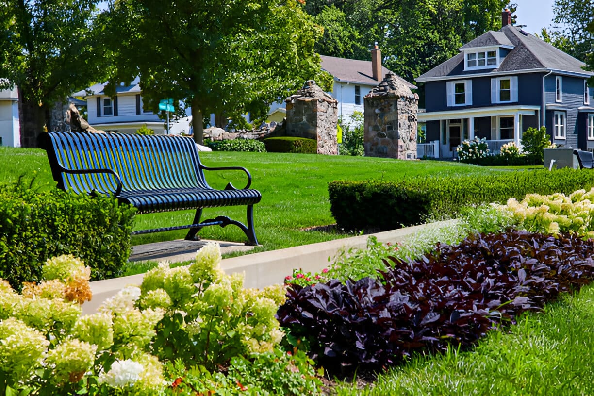 Front yard transformation by the Best Landscaping Services in Macomb